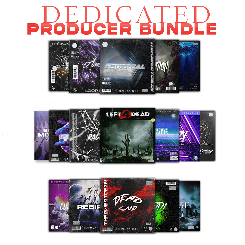 DEDICATED PRODUCER BUNDLE (1,700+ DRUMS, MIDIs, SAMPLES, PRESETS, EBOOK)